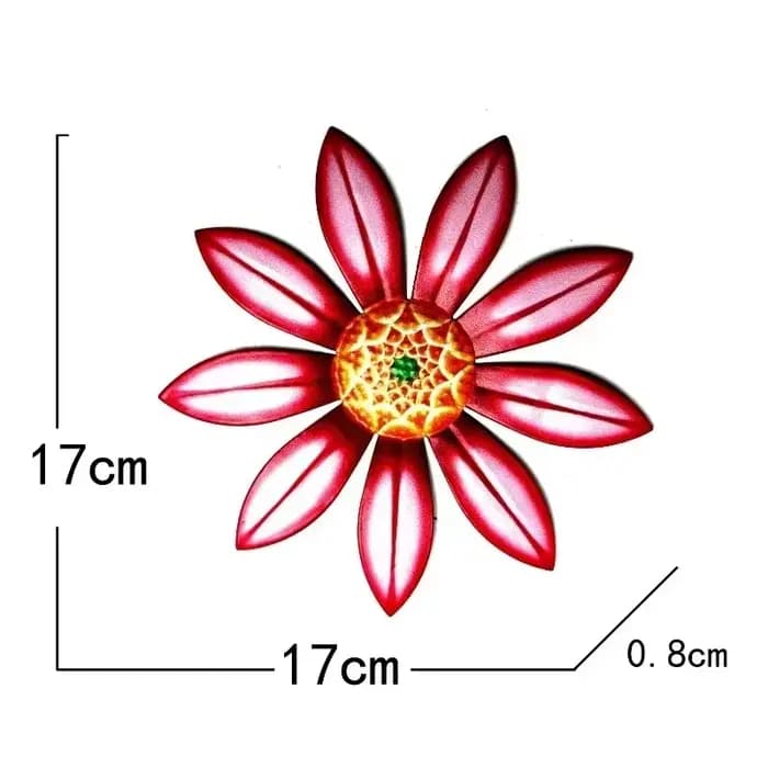 Décoration murale de jardin en métal