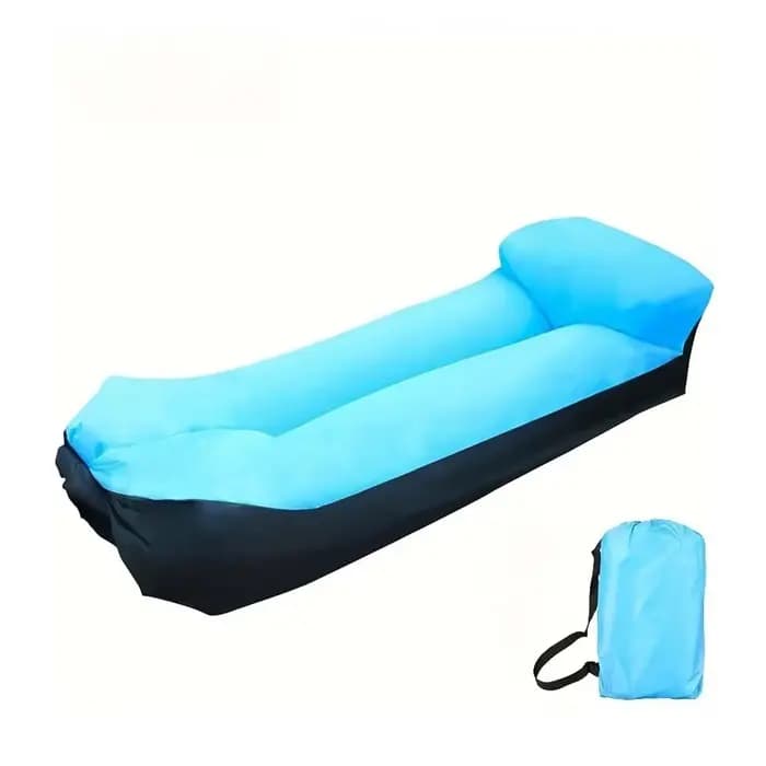 Fauteuil gonflable portable avec coussin