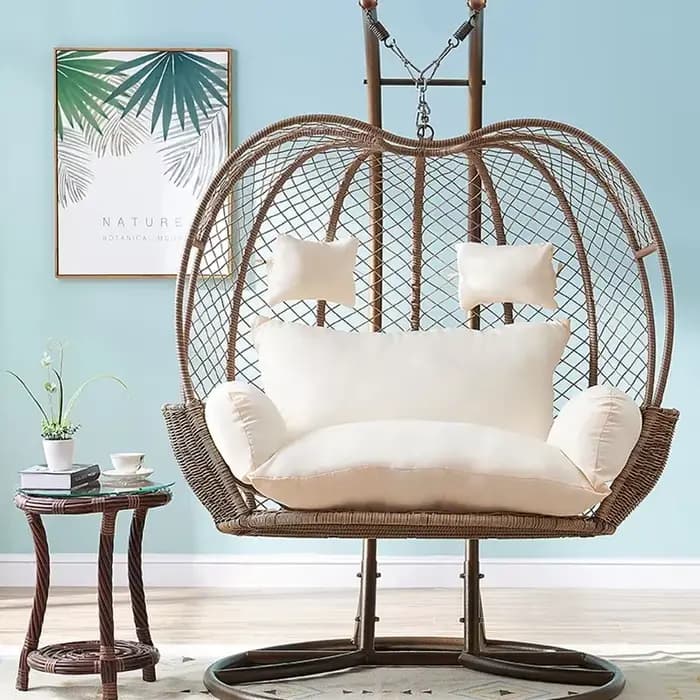 Housse de coussin suspendue pour chaise à œufs