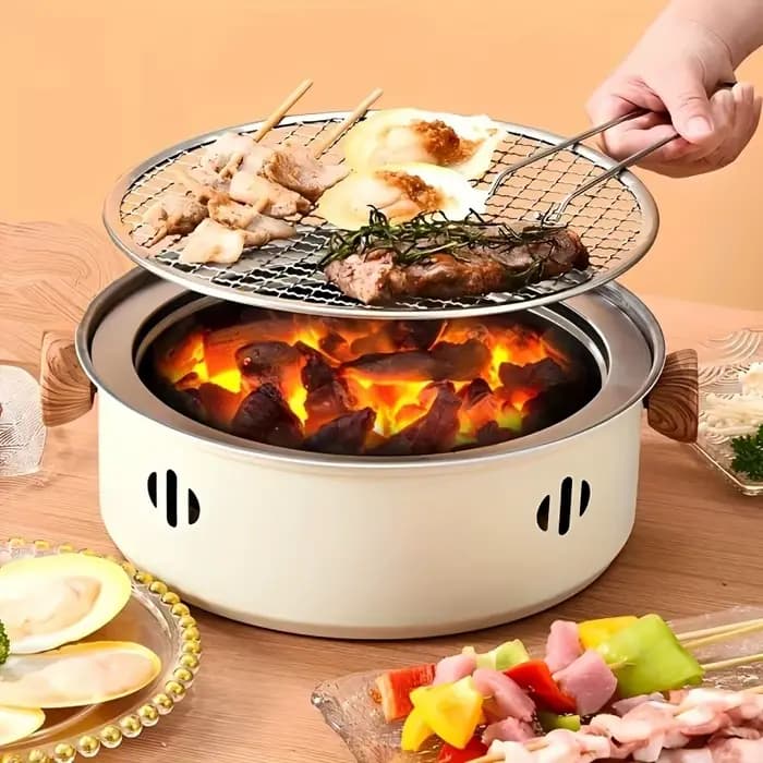 Barbecue portable en acier inoxydable