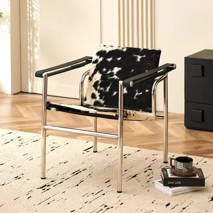 Fauteuil simple de style italien Le Corbusier