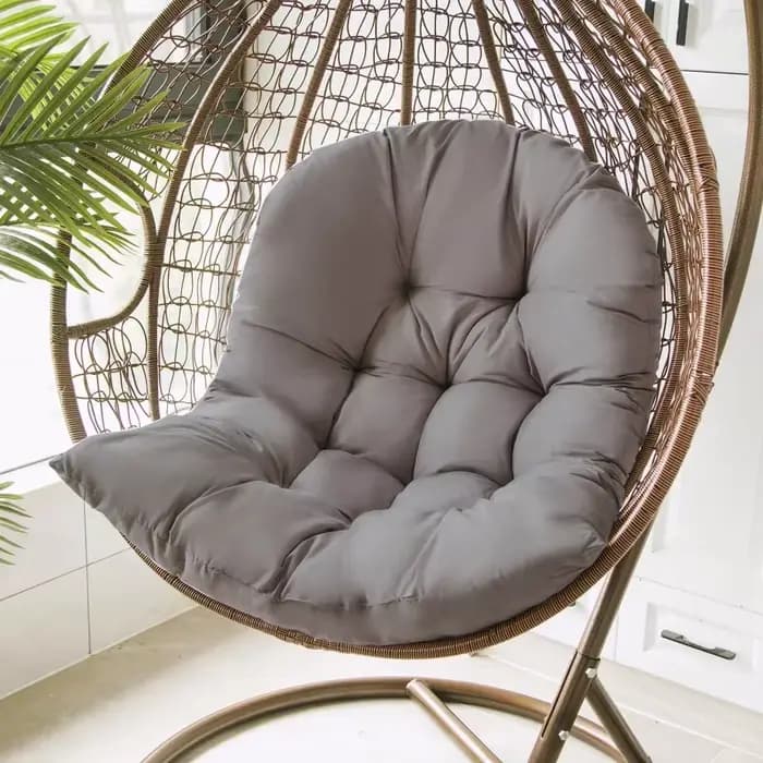 Coussin de balançoire en forme d'œuf pour intérieur et extérieur