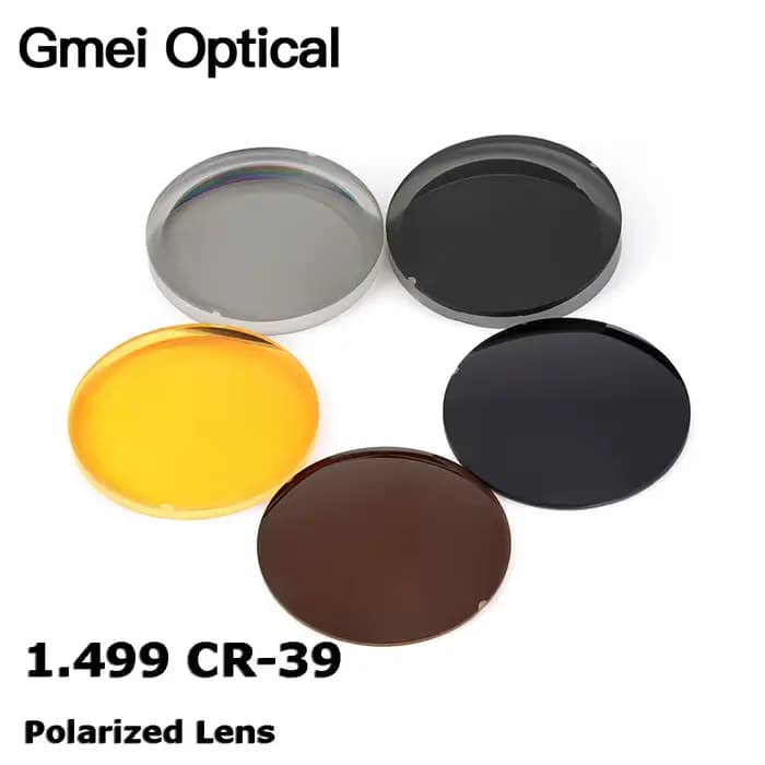 Gmei optique 1.499 CR-39 lunettes de soleil polarisées lentilles optiques de Prescription pour la conduite pêche UV400 lentilles polarisées Anti-éblouissement