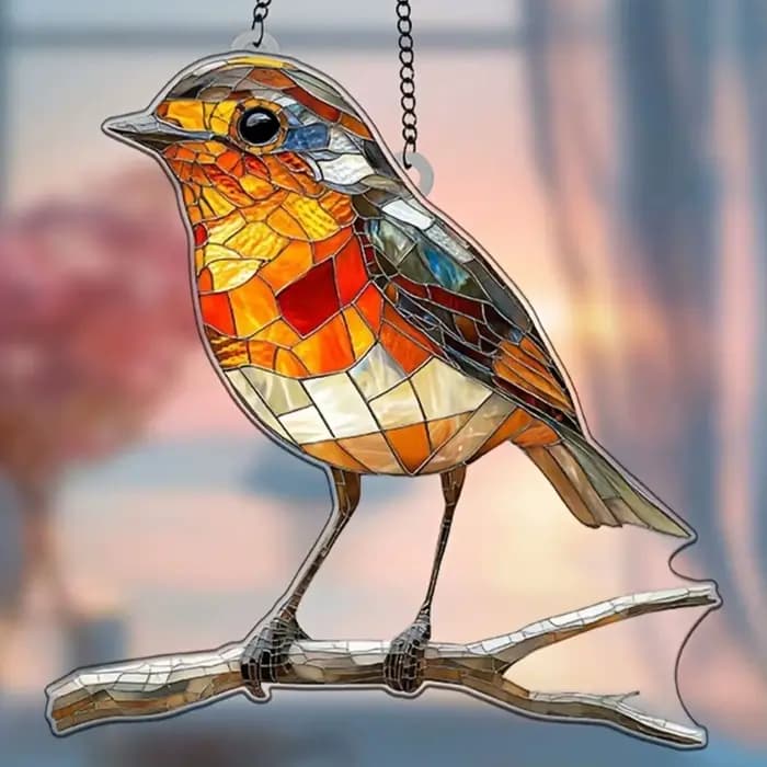 1 pièce Décoration extérieure murale suspendue Oiseaux et animaux