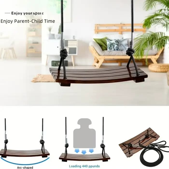 Chaise pivotante d'extérieur pour adultes
