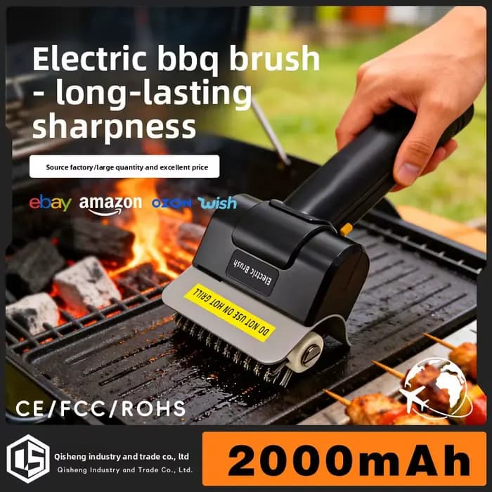 Brosse électrique pour barbecue