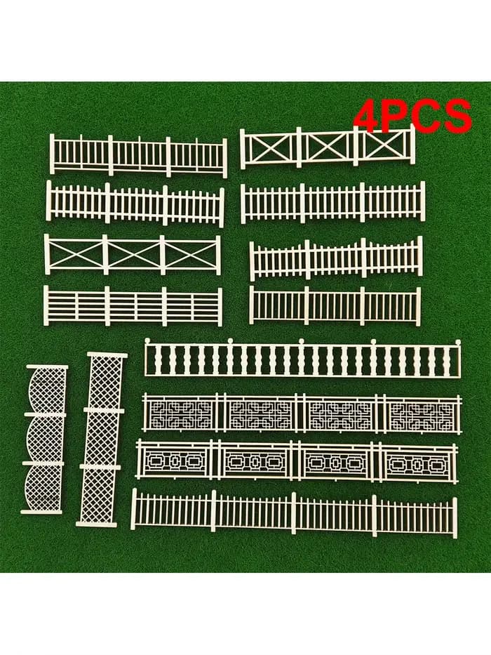 Kit de modèle de clôture de jardin en bois