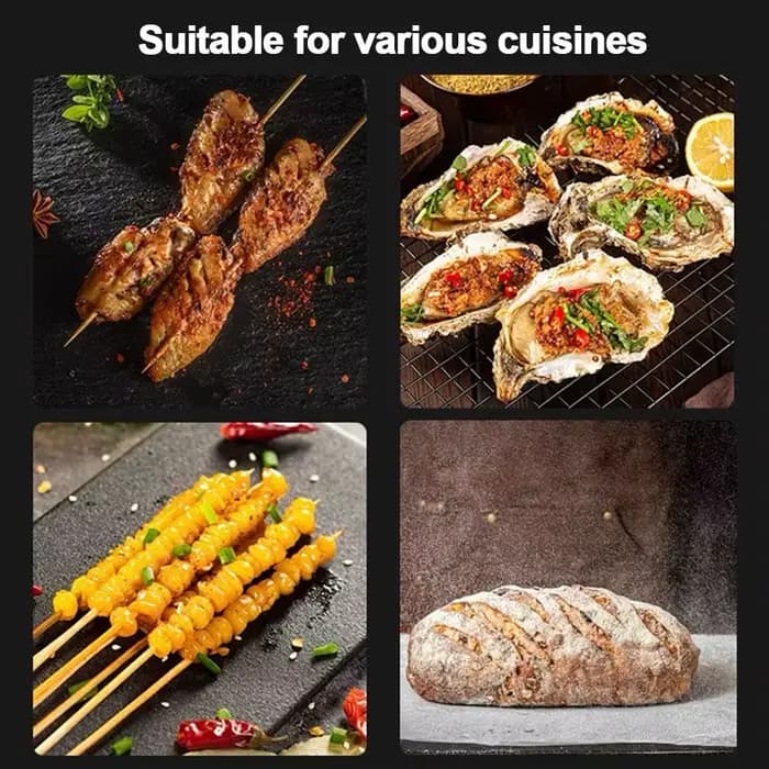 Grilles de cuisson carrées réutilisables