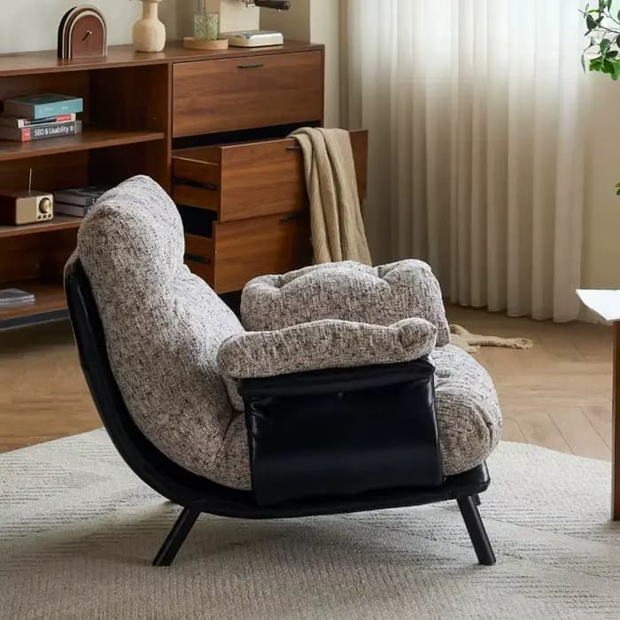 Fauteuils moelleux pour salon, fauteuils de salle à manger, fauteuils de jeu, fauteuils de coiffeuse, Sillones, Meubles nordiques en liquidation