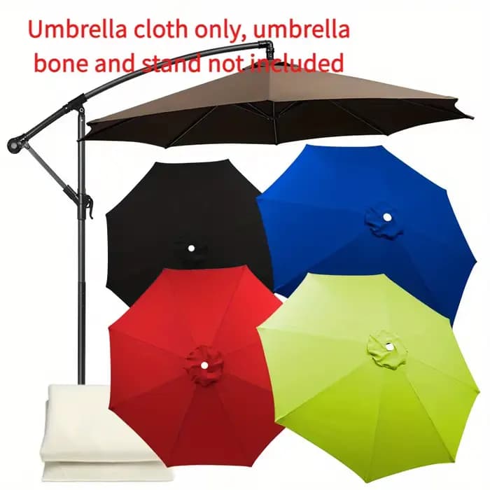 Tissu de rechange pour parasol d'extérieur (sans support de nervures)