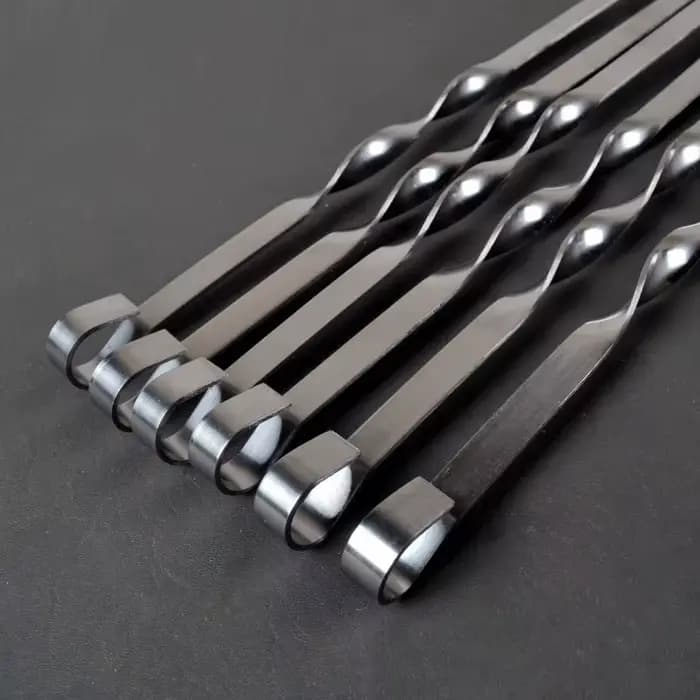 Brochette de Barbecue large en acier inoxydable