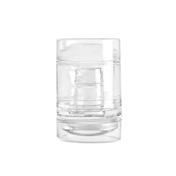 Outil de tamponnage pour ongles en silicone à double tête, transparent, pour manucure française, modèle DIY pour la création de motifs d'ongles en salon et à domicile