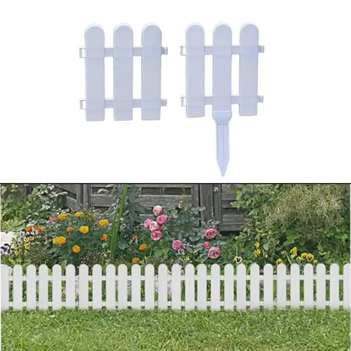 Clôture de jardin en plastique pour aménagement extérieur 19*20cm