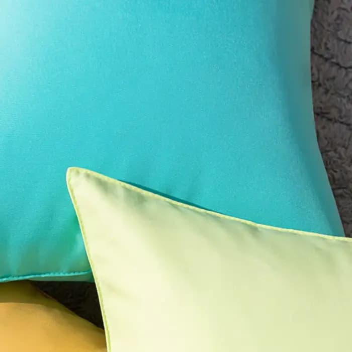 Housse de coussin imperméable couleur bonbon pour l'extérieur