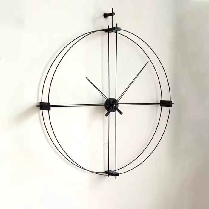 Horloge murale moderne, salon esthétique, horloges de luxe élégantes, grandes montres silencieuses, Design nordique pour la maison, décoration