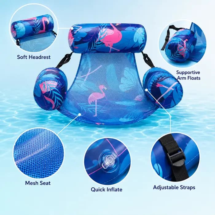 Nouveau Fauteuil Gonflable Robuste 2026 pour Adulte – Siège Flottant Relaxant pour Lac