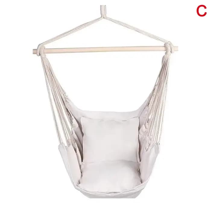 Extérieur intérieur 120KG maison jardin chaise suspendue Camping corde lit chambre hamac