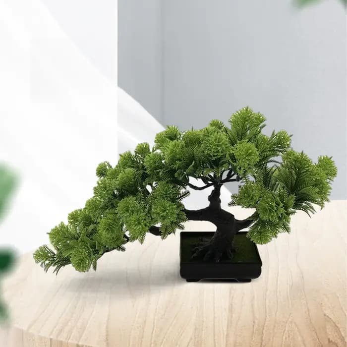 Simulation d'arbre de pin bonsaï artificiel