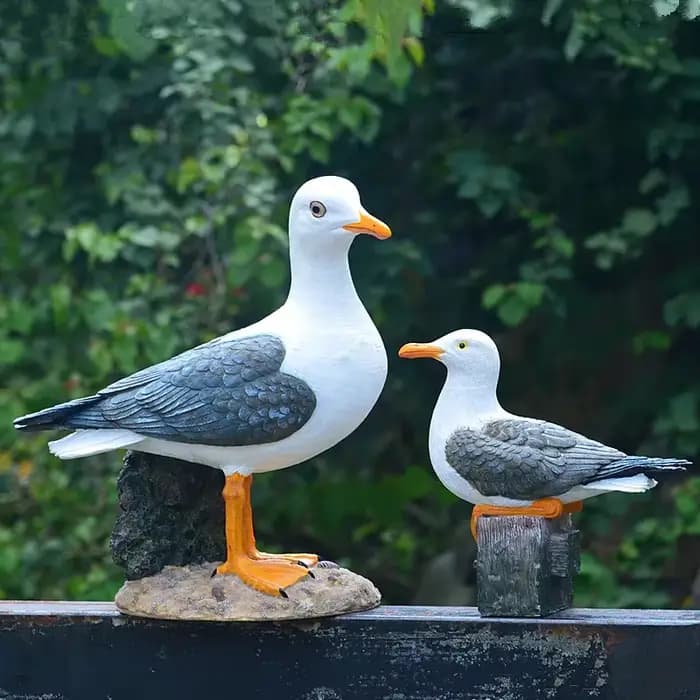 Statue d'oiseau de jardin 1 pièce