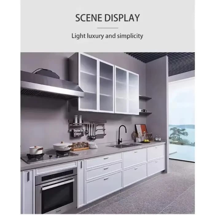 Armoire de cuisine extérieure sur mesure en acier inoxydable 304 avec évier