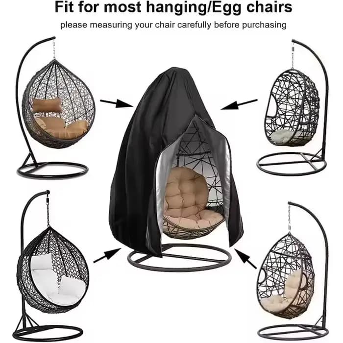 Housse de protection imperméable robuste pour fauteuil suspendu de patio