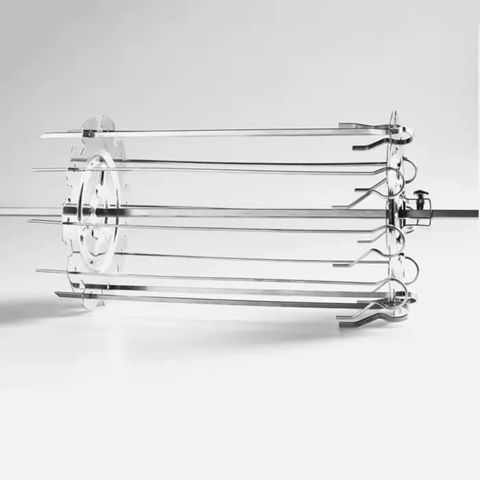 Grill de Barbecue rotatif en acier inoxydable