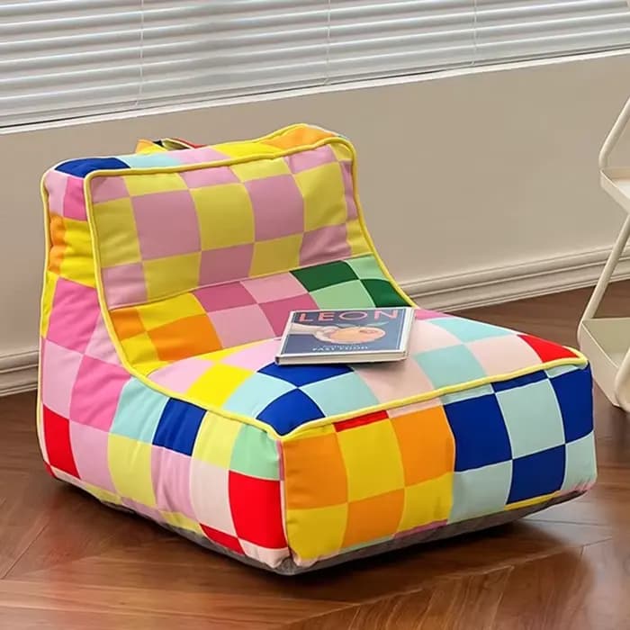 Canapé pouf créatif en mosaïque