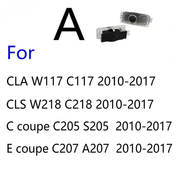 Projecteur Led HD pour porte de voiture, pour Mercedes Benz CLA CLS coupé W117 C117 C118 W218 C205 C