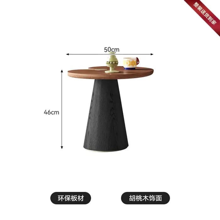 Table d'appoint moderne, petite table basse irrégulière pour hôtel, table de salon de style Japandi