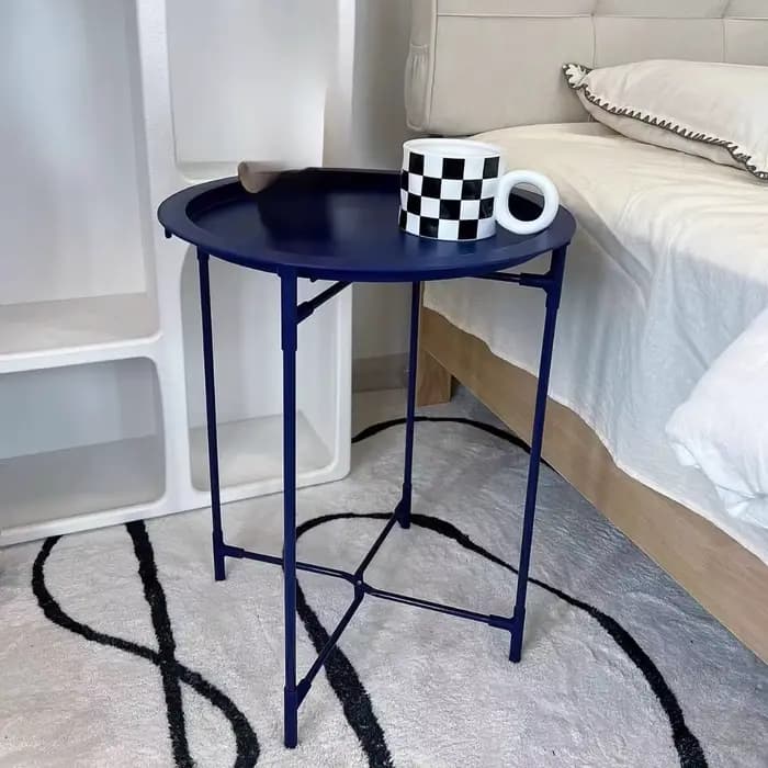 Table basse ronde pliable, petite Table à thé créative pour balcon, usage extérieur, appartement Com