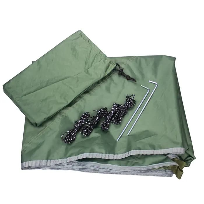 Hamac de camping en nylon, moustiquaire portable, avec mouche de pluie étanche, bâche d'amendements