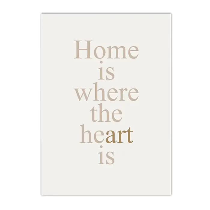 Affiche Murale Style Boho Abstraite Beige Marron, Peinture sur Toile, Impression Minimaliste, Image