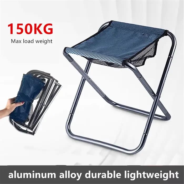 Chaise pliante d'extérieur pour adulte, charge maximale de 150KG, Portable, respirant, tabouret de C