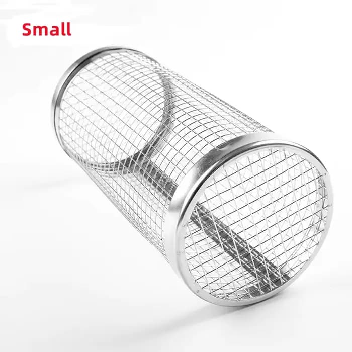 Maille antiarina en acier inoxydable pour barbecue, panier à griller, polymères de maille, viande, l