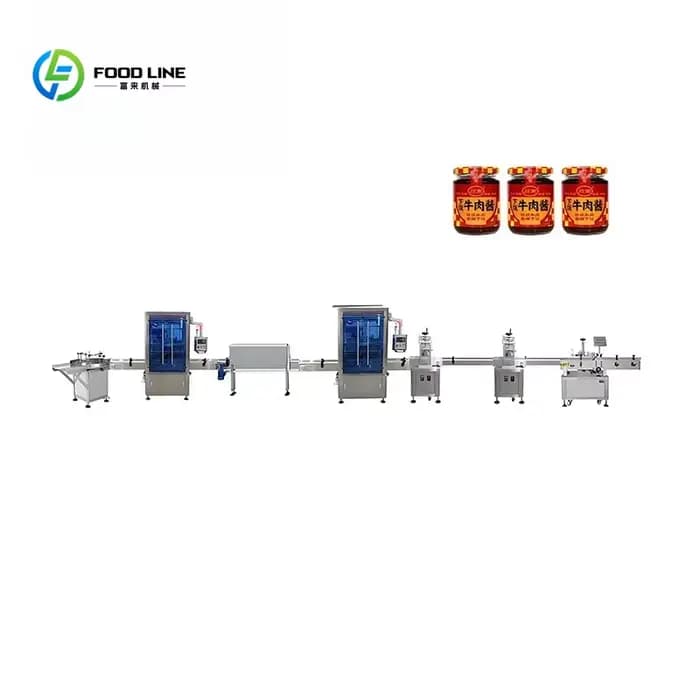 Ligne de production de remplissage entièrement automatique intelligente et hautement efficace pour s