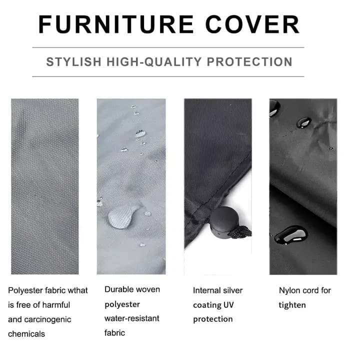 Juste de Protection Imperméable pour Chaise Longue, Inclinable, pour Jardin, Cour Extérieure