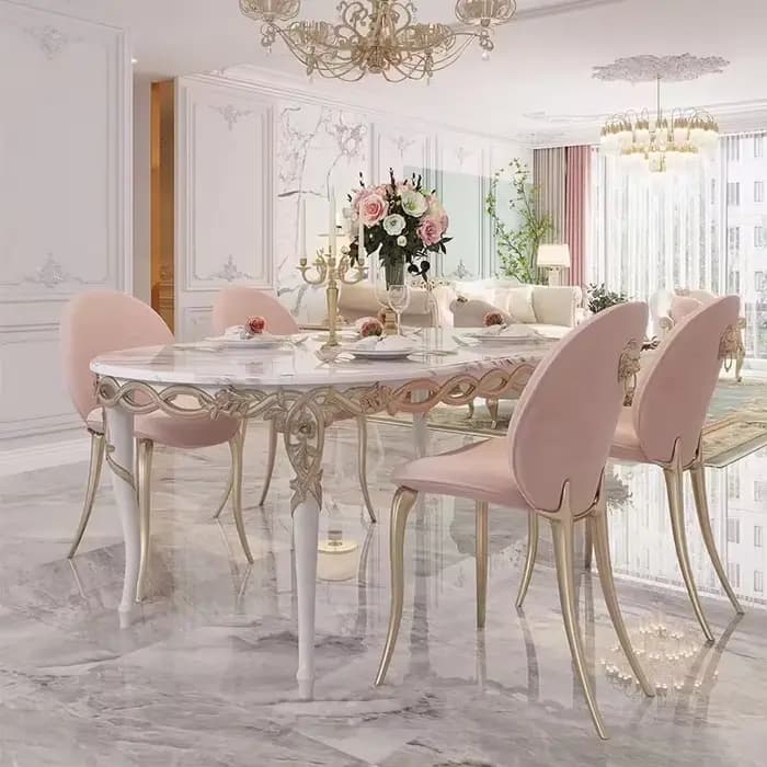 Salon café Table à manger conférence haute luxe moderne nordique cuisine Table à manger salon Mesas