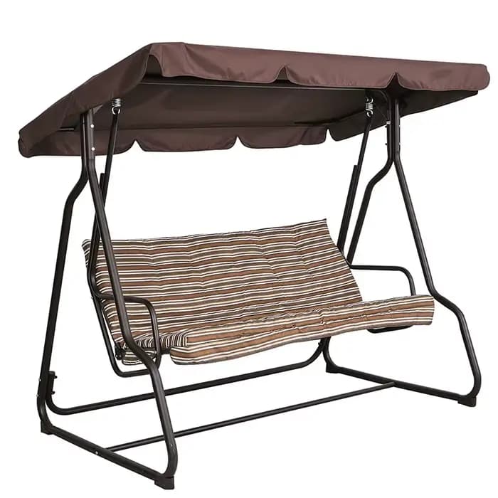 Chaise pivotante extérieure Double Patio extérieur balcon balançoire chaise extérieure balcon chaise
