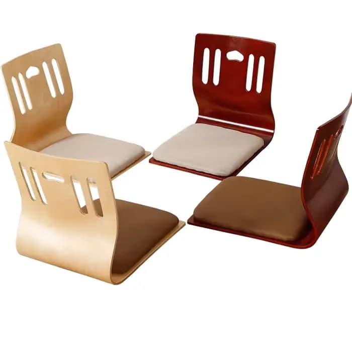 Chaise japonaise Design maison salon meubles Kotatsu Table chaise Tatami Zaisu sans jambes chaise de