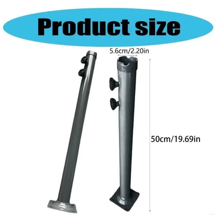 Mises à niveau des patios extérieurs Patios Umbrella Stand Base Heavy Duty Duty Fer Parasols Banana