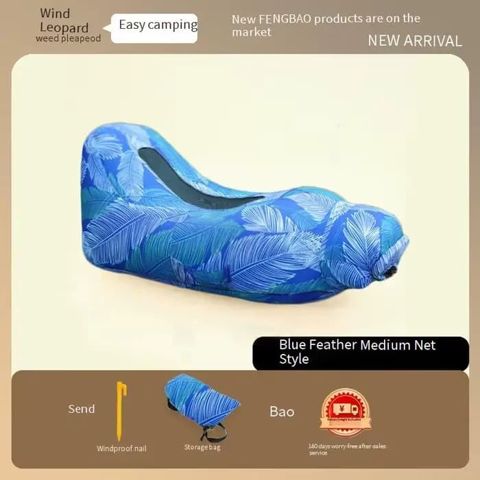 Chaise longue gonflable portable, chaise longue de détente, canapé gonflable confortable pour l'exté