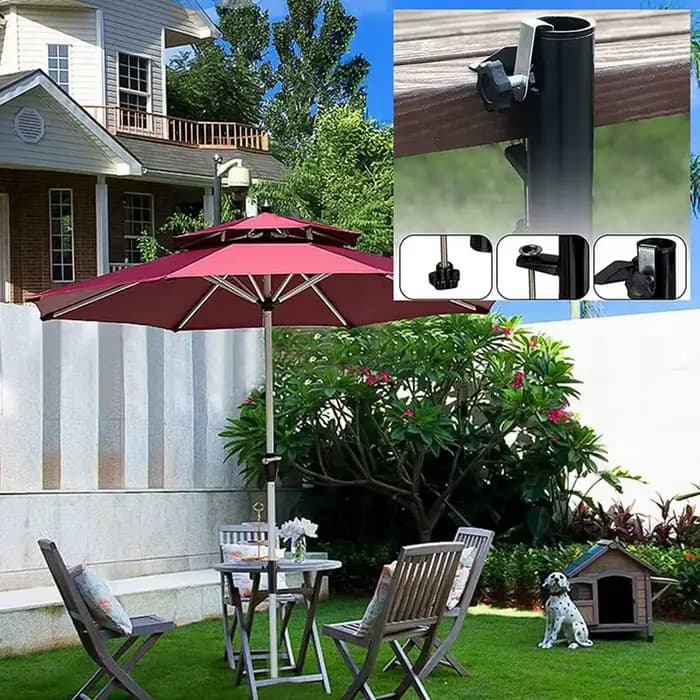 Support de parapluie pour activités de plein air, support de parasol pour camping