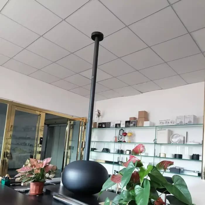 Cheminée à alcool suspendue à flamme réelle, chauffage mural intérieur pour hôtel, gîte, salon, déco