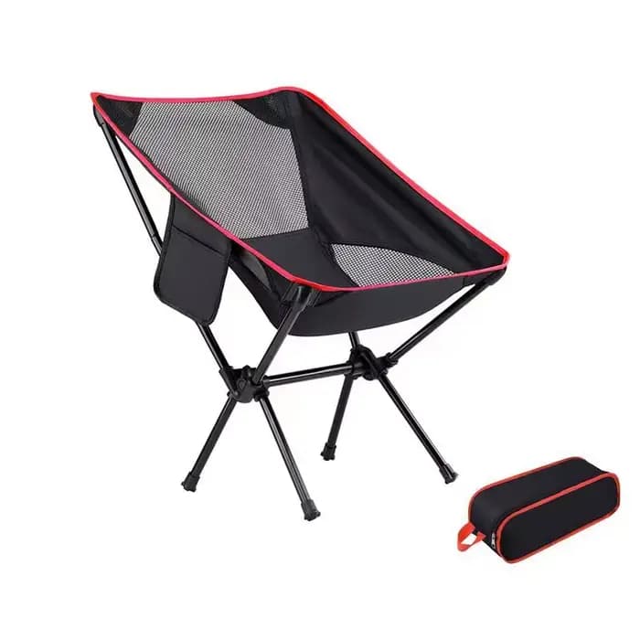 Chaise pliante d'extérieur, chaise de pêche portable, ultra légère, confortable, à dossier haut, cha