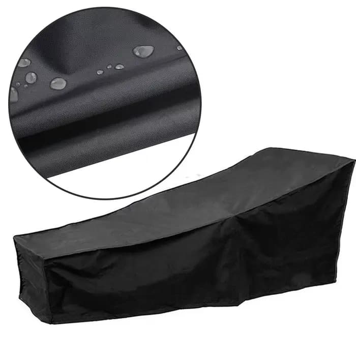 Juste de Protection Imperméable pour Chaise Longue, Inclinable, pour Jardin, Cour Extérieure