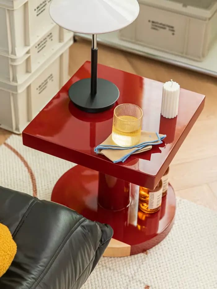 Table basse de style Mid-Century, design artistique, pour hôtel, petite table basse d'extérieur, Mes