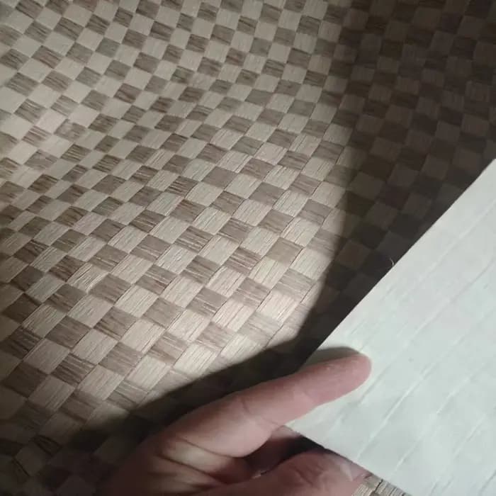 L:2.5 mètres de largeur: 450mm Design hôtel décorer herbe naturelle tissu meubles autocollant bricol