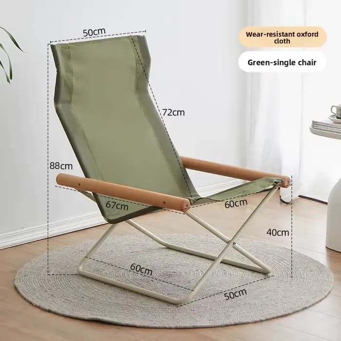 Chaises pliantes d'extérieur, chaises de camping portables, chaises inclinables avec accoudoirs en b