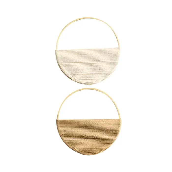 2 pièces macramé tenture murale tissé Boho décoration murale Art Chic bohème décorations pour la mai