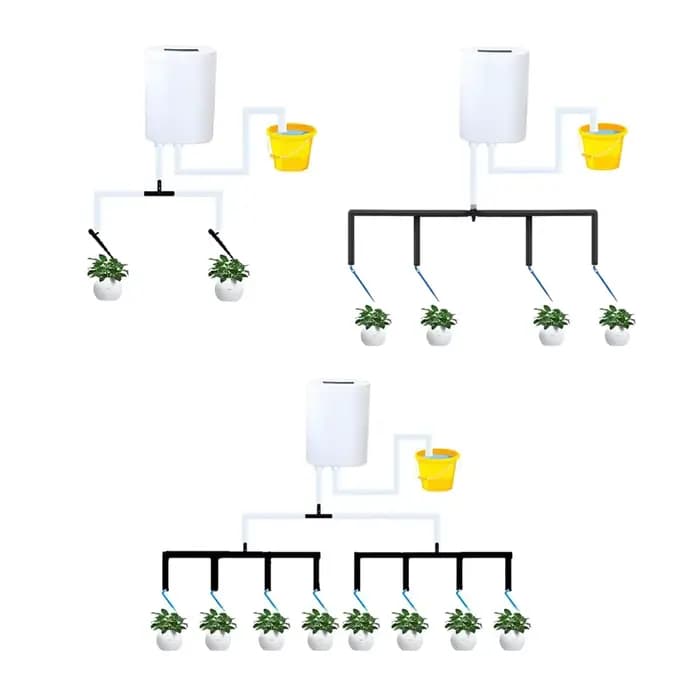 Pompe d'arrosage automatique pour plantes et fleurs, dispositif d'irrigation goutte-à-goutte pour la